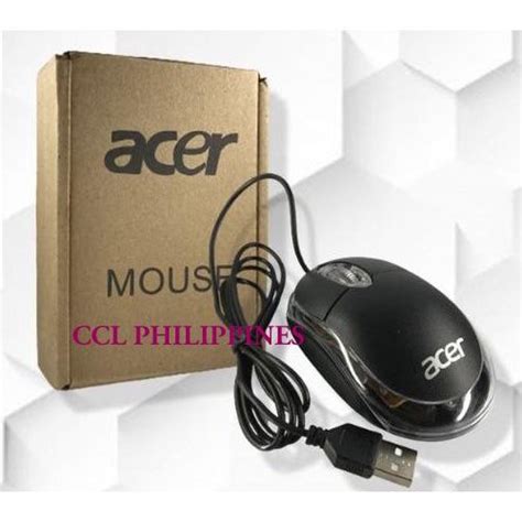 Acer Optical Usb Wired Mouse Mice For Pc And Laptop Lazada Ph