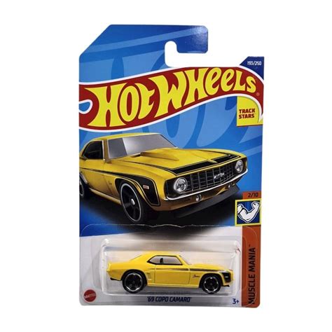 Количка Hot Wheels Metallic Car Copo Camaro Жълт eMAG bg