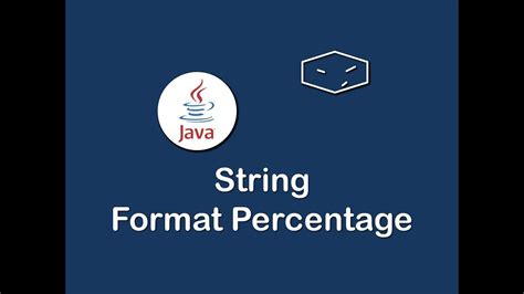 String Format Percentage In Java Youtube