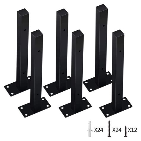 Buy 6 Pack Heavy Duty Floating Shelf Brackets 12 Inches Wall Ed