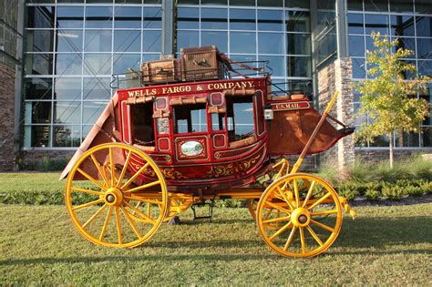 Stagecoach, horses will be outside Wells Fargo office in Bay City, from