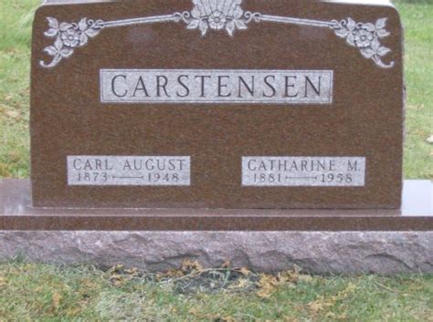 Catherine Marie Petersen Carstensen 1881 1958 Find A Grave Memorial