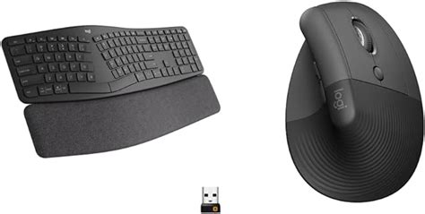 Amazon Logitech ERGO K860 Teclado ergonómico inalámbrico y ratón