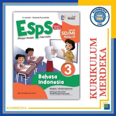 Promo Buku Esps Bahasa Indonesia Kelas 3 Sd Mi Penerbit Erlangga Diskon