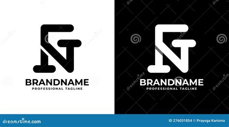 Letter Ng Monogram Logo Suitable For Any Business Related With Ng Or