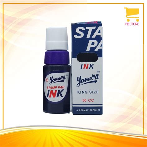 Jual Stamp Pad Ink Tinta Stempel Yamura Cc King Size Ungu Merah