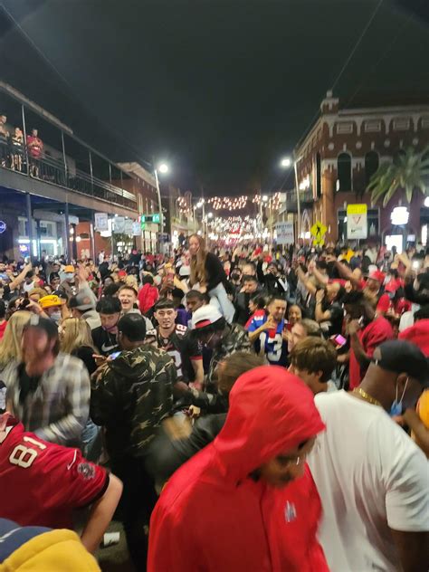 #ThrowbackThursday This was Ybor City The night The Buccaneers won The