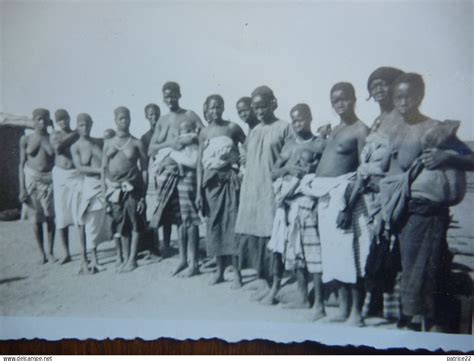 Afrique Photo originale des années 40 Jeunes filles africaine SOUDAN FRANCAIS seins nus nude