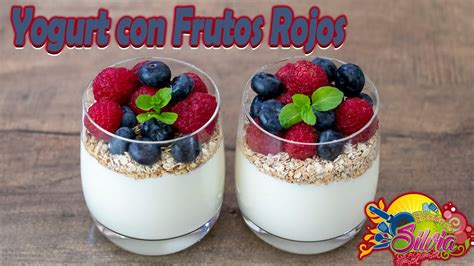 Yogurt Con Frutos Rojos Elsaz Ndesilvia Youtube