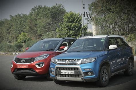 Maruti Suzuki Vitara Brezza Vs Tata Nexon Compact Suv Comparison