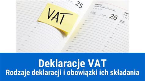 Deklaracja VAT 26 kiedy należy składać