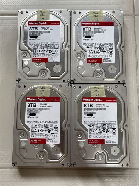 Wd Red Plus 8tb Nas Drive Wd80efbx Warranty Mar 2026 Cmr 7200rpm
