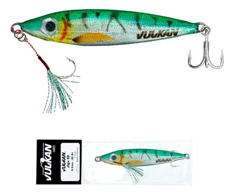 Señuelo Jig Vulkan Jigx Pesca Lances Largos 50 Gramos Pargo MercadoLibre