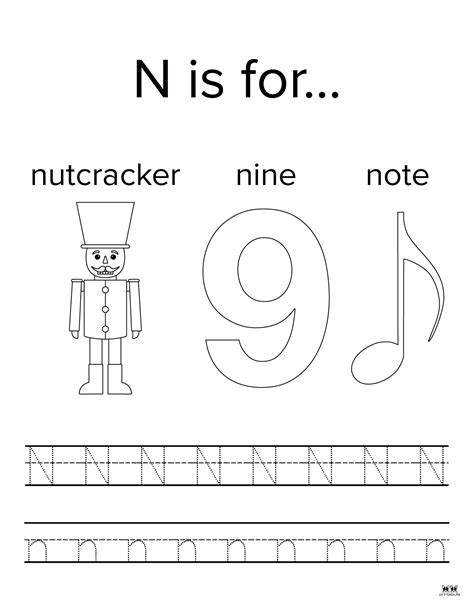 printable letter n 5