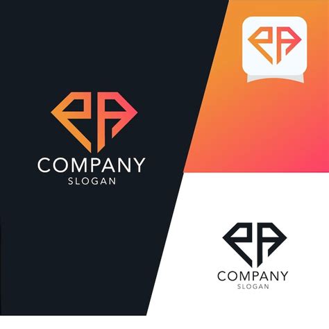 Premium Vector Modern Monogram Initial Letter Pa Logo Design Template