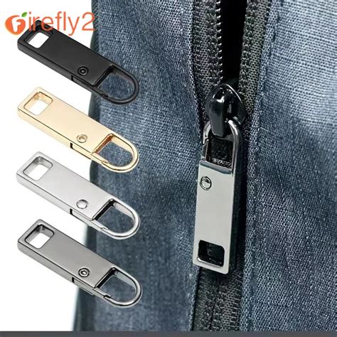 Universal Metal Zipper Repair Pull Tab Head For Backpack Coat DIY