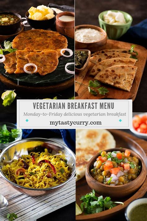 Indian Veg Breakfast Menu