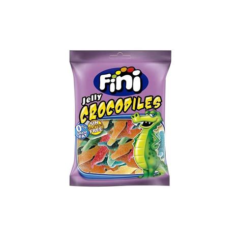 12 Sachets Bonbons Fini Crocodile Jelly Halal 90 Grammes Sachets Fini