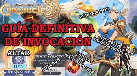 Aprende A Invocar Gu A Definitiva Tips Trucos Summoners War