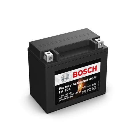 Batterie Moto Bosch Fa Ytx Bs V Ah A