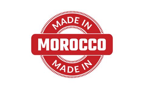 Made In Morocco Rubber Stamp Vector Art At Vecteezy