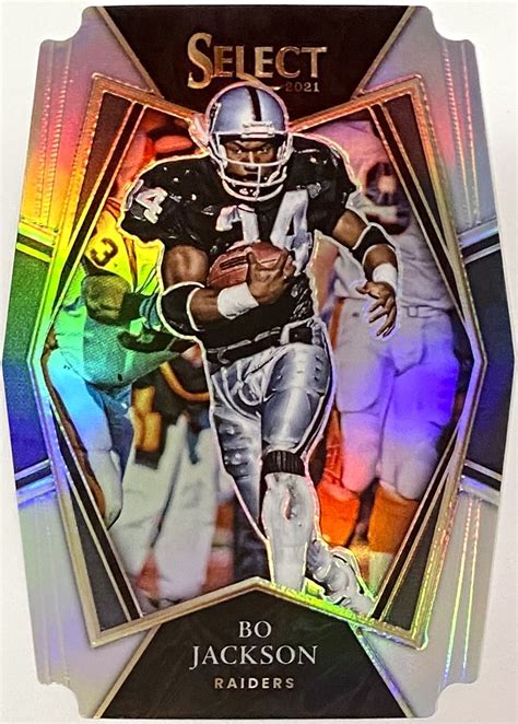 Bo Jackson 2021 Panini Select Football Los Angeles Raiders Premier