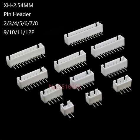 Pcs Xh Connector Mm Pitch Male Pin Header P P P P P P