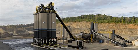 Astec Six Pack® Portable Asphalt Plant Astec