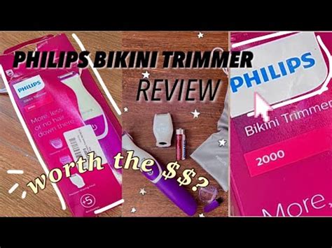 PHILIPS Bikini Trimmer REVIEW Trimmer For Women Philipstrimmer YouTube