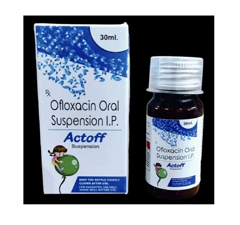 Ofloxacin Oral Suspension Ip At Bottle Pharmaceutical Syrup In