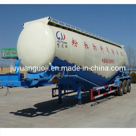 Silo Powder Transport Tanker Truck Trailer Bulk Cement Tank Semi