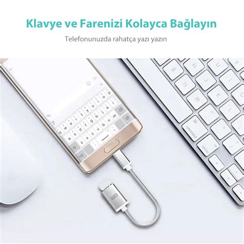 DM Type C USB Dönüştürücü OTG Kablo