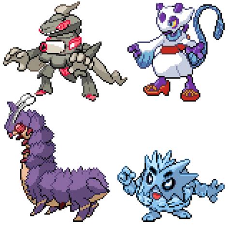 Pokemon Infinite Fusion Sprites Batch 4 by DreamVirusOmega on DeviantArt