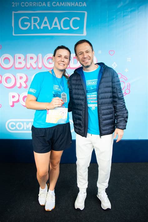 Tiago Leifert E Daiana Garbin Participam De Corrida Do GRAACC