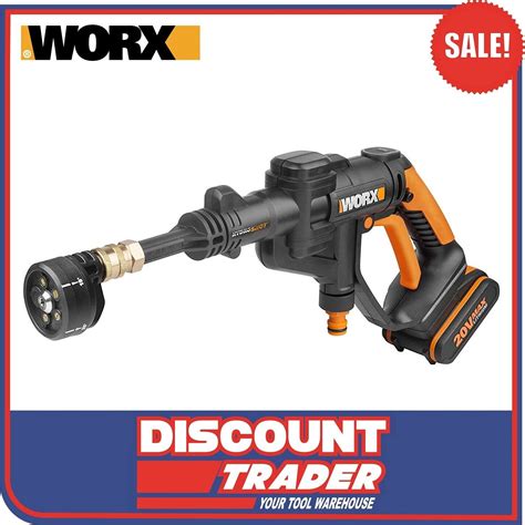 Worx 20v Max Hydroshot Cordless Portable Pressure Washer Cleaner Kit