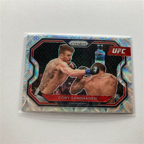 Cory Sandhagen 2021 Panini Prizm UFC Premium Box Set Scope Prizm Card