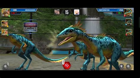 Dino Vs Dino T Rex Gen Compsognathus Jurassic World The Game