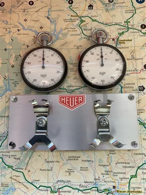 Heuer Stopwatch Panel Heuer Chronometers Dashboard Rally Timer 48 £325