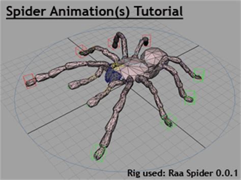 Spider Animations Tutorial - Page 1 - Animating Tutorials for Maya