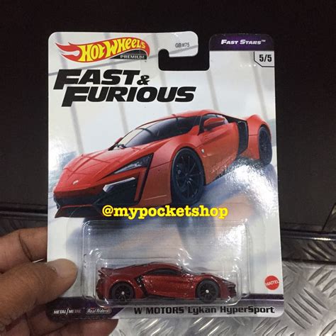 RESERVED Hot Wheels W MOTORS LYKAN HYPERSPORT Hotwheels Premium Fast Furious Fast