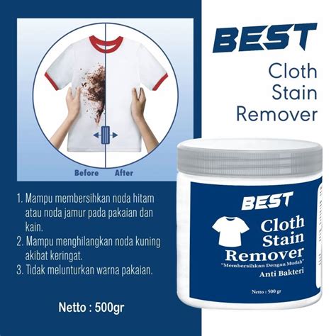 Jual Cloth Stain Remover Pembersih Noda Baju 500ml Shopee Indonesia