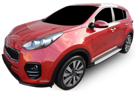 PEDANE LATERALE SOTTOPORTA DESIGN ELEGANTE Per KIA SPORTAGE QL 2016