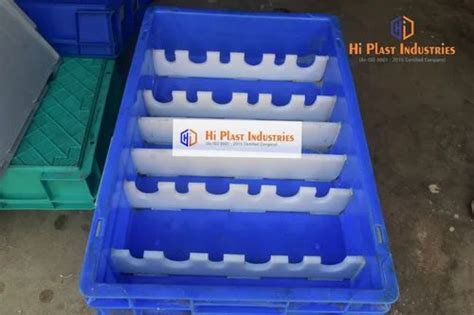 Rectangular Blue Plastic Crates Manufacturer In Ahmedabad For