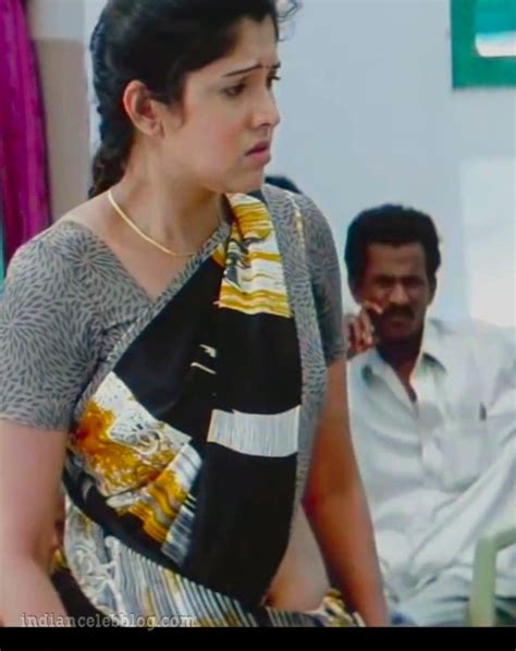 Sheryl Pinto Kollywood EAMCS Hot Saree Caps Indiancelebblog