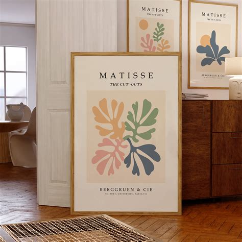 Dänische Pastell Matisse Blumen Wand Kunst Drucke Henri Matisse