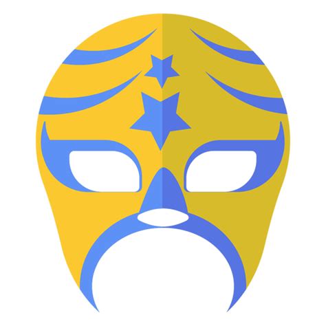 M Scara De Luchador Raya Estrella Plana Descargar Png Svg Transparente