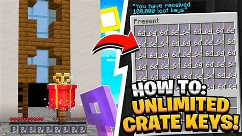 HOW TO DUPE UNLIMITED CRATE KEYS ON PRISONS Minecraft OP Prison