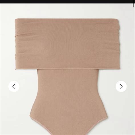 ALAIA NUDE OFF SHOULDER BODY SIZE 36 COMPOSITION Depop
