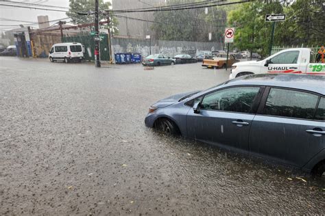 Brooklyn Subway Service Suspended Due To Flooding From Heavy Rain