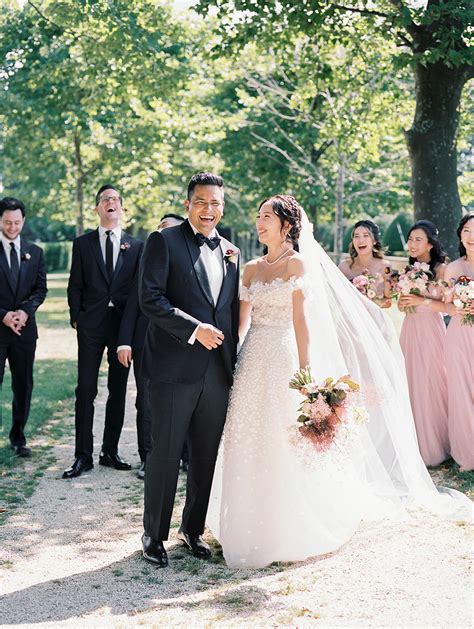 The Bride Changed Into A Red Dress After Her Fairytale Wedding Ceremony